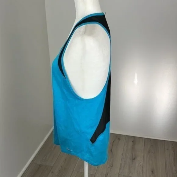 Nike Blue Dry-Fit Tank Top Size Medium - Picture 4 of 10